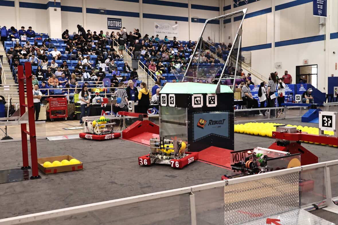 Redshift Robotics 3676 on the competition field